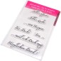 Preview: Stempelset Alles Liebe Schriftstempel transparent